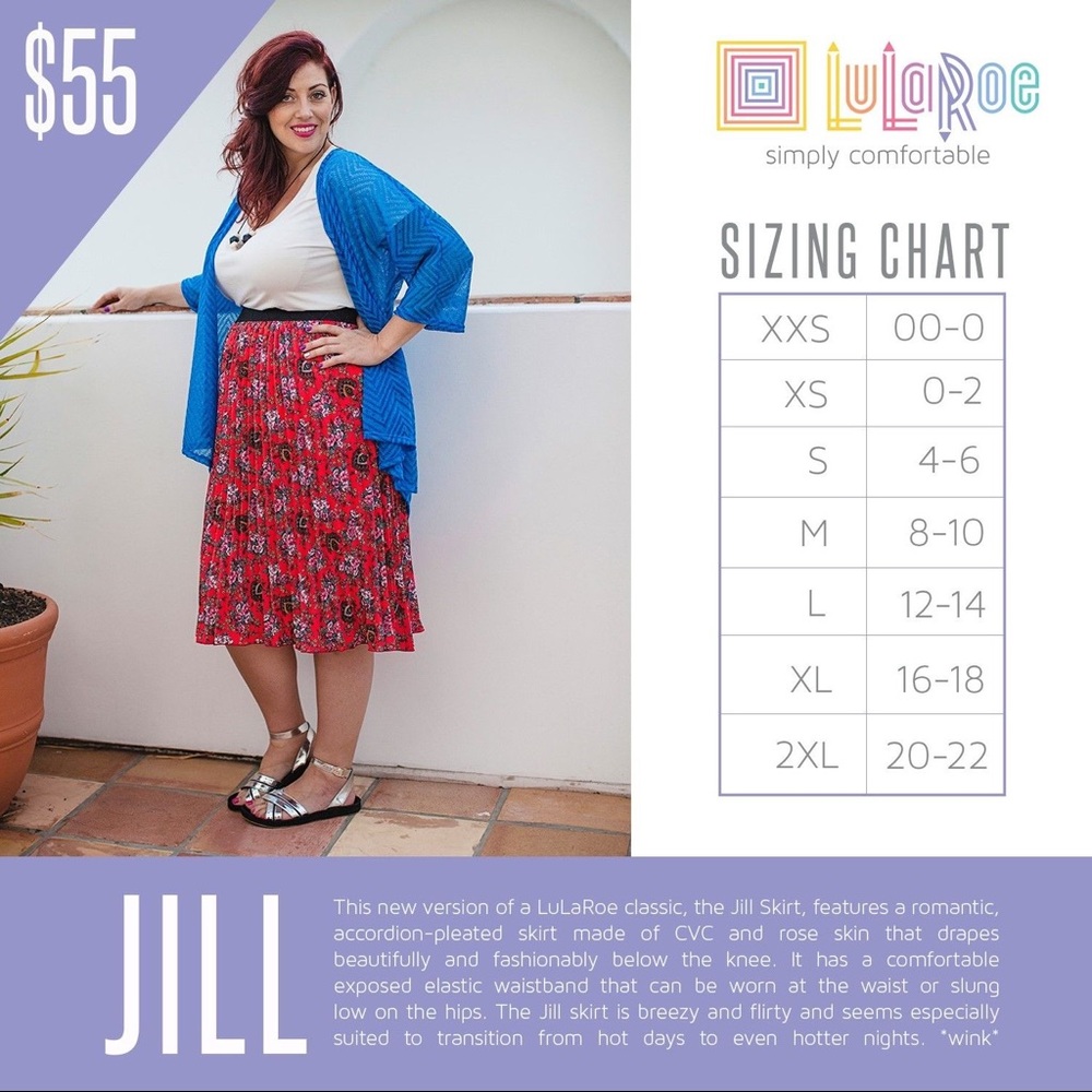 Lularoe Jill Skirt